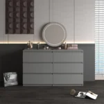 Large 6 Drawers Chest of Drawer Dresser Table - Image 2
