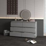 Large 6 Drawers Chest of Drawer Dresser Table - Image 3