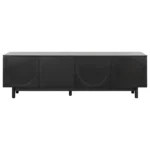 TV Stand Black Media Storage Cabinet - Image 3