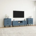 Wave Pattern TV Console - Image 2