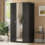 Black Armoire with Mirror