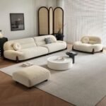 Imperial Luxury Fleece Fabric Sofa set