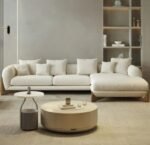 Elegance Fleece Fabric Overstuffed Multifunction Sofa Set
