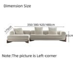 Astoria Fleece Fabric Sofa - Image 3