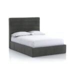 Restful Relax Channel Headboard Bed With Upholstered - Image 4