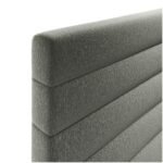 Restful Relax Channel Headboard Bed With Upholstered - Image 3
