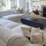 Cloud Waterproof Cotton Linen Fabric Sofa - Image 2