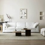 Cloud Waterproof Cotton Linen Fabric Sofa - Image 3