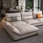 Empress 6 Seater Sectional Leather Sofa - Image 2