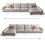 Empress 6 Seater Sectional Leather Sofa - Image 4