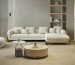 Elegance Fleece Fabric Overstuffed Multifunction Sofa Set - Image 2