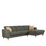 4-Seater Sectional Sofa with Cushion