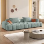 Vermont Modular Fleece Fabric Sofa - Image 7