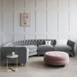 Round Chesterfield Corner Sofa