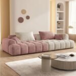 Vermont Modular Fleece Fabric Sofa - Image 6