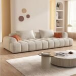 Vermont Modular Fleece Fabric Sofa - Image 4
