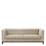 Velvet Tufted Sofa - Image 2