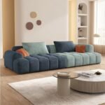 Vermont Modular Fleece Fabric Sofa - Image 2