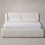 Smith Bouclé Fabric Upholstered Bed