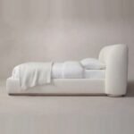 Smith Bouclé Fabric Upholstered Bed - Image 4