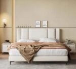 Light Luxury Modern Leather Wrap Bed