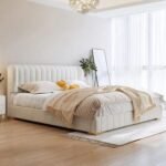Radiance Bed Frame Modern Velvet King/Queen Size