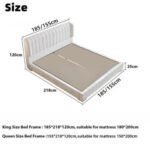 Radiance Bed Frame Modern Velvet King/Queen Size - Image 3