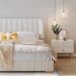 Radiance Bed Frame Modern Velvet King/Queen Size - Image 4