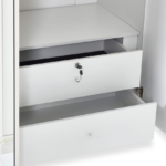 6-Door Wardrobe, Beige - Image 3