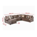 Windsor Sectional Sofa U-Shape Sofa - Image 5