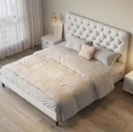 AriaDream Tufted Bed Frame Modern King Queen/Size - Image 2