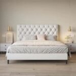 AriaDream Tufted Bed Frame Modern King Queen/Size