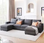 Renaissance 4 Seater U-Shape Polyester Sofa - Image 2