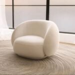 Noble Luxury Fabric Cloud Shaped Sofa - Image 3